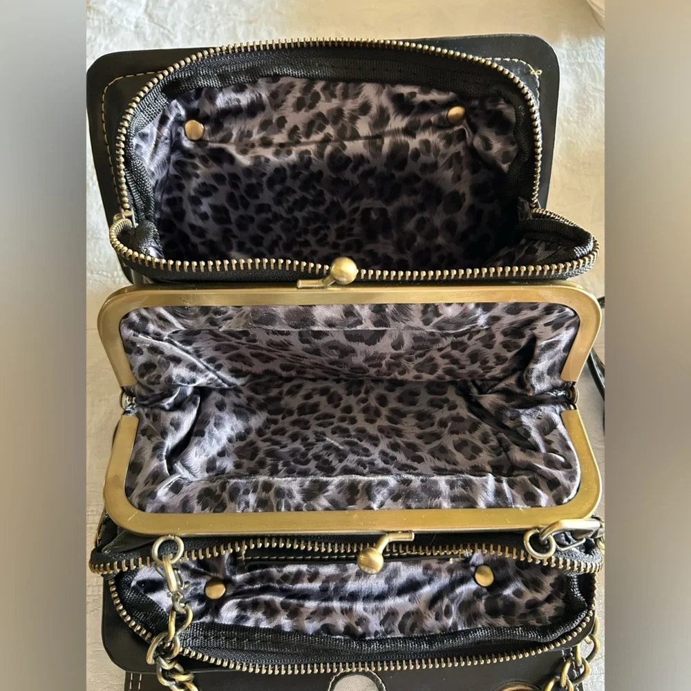 EUC Black Quilted Chain Bag - Picture 6 of 10